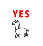 2026 うま らくがき 年賀状 お正月（個別スタンプ：25）