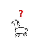 2026 うま らくがき 年賀状 お正月（個別スタンプ：30）