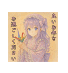 毎年使える♡ロリータファッションのお正月（個別スタンプ：19）