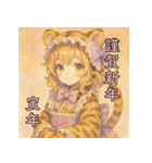 毎年使える♡ロリータファッションのお正月（個別スタンプ：31）