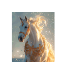 午年✨輝く✨華やかな年賀状・新年ご挨拶（個別スタンプ：16）