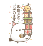 BIG♡もちっと！シマエナガさん。正月2026（個別スタンプ：27）