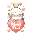 BIG♡もちっと！シマエナガさん。正月2026（個別スタンプ：28）