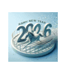 競馬風 2026年 あけおめ 馬 年賀状（個別スタンプ：15）