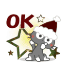 黒ねこ＆みけさん2025-2026便り（個別スタンプ：2）