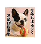毎年使える♡フレンチブルドッグの年末年始（個別スタンプ：8）