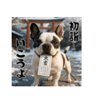 毎年使える♡フレンチブルドッグの年末年始（個別スタンプ：13）