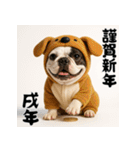 毎年使える♡フレンチブルドッグの年末年始（個別スタンプ：39）