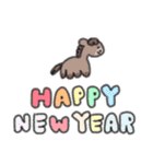 たのしそう（あけおめ2026）（個別スタンプ：1）