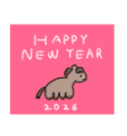 たのしそう（あけおめ2026）（個別スタンプ：24）