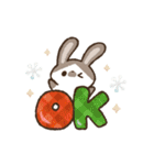うさぎのラビ＆チョコの年賀スタンプ（個別スタンプ：18）