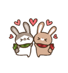 うさぎのラビ＆チョコの年賀スタンプ（個別スタンプ：22）