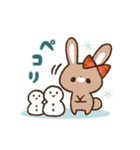 うさぎのラビ＆チョコの年賀スタンプ（個別スタンプ：24）