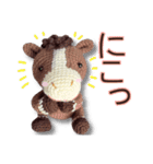 あみぐるみ午 お正月2026（個別スタンプ：24）