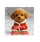 毎年使える♡トイプードルの年末年始（個別スタンプ：28）