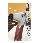 午年アニマルマスク☆お正月2026【BIG】（個別スタンプ：17）