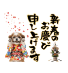 笑顔で迎える2026♡お正月シーズー年賀（個別スタンプ：6）