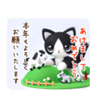 猫心込めた 大人の年賀状＆お正月（個別スタンプ：5）