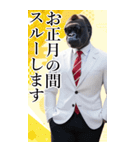 サングラスしたゴリラの正月2026【BIG】（個別スタンプ：24）