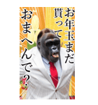サングラスしたゴリラの正月2026【BIG】（個別スタンプ：25）