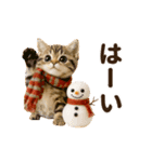 冬♡年末年始のねこの日常（個別スタンプ：4）