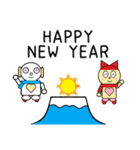 ロビンちゃんたちの正月1（個別スタンプ：8）