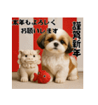 毎年使える♡シーズーの年末年始スタンプ（個別スタンプ：6）