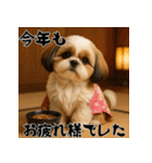 毎年使える♡シーズーの年末年始スタンプ（個別スタンプ：15）