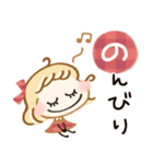 年末年始♡ゆるかわgirl（個別スタンプ：17）