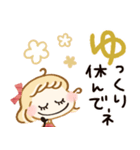 年末年始♡ゆるかわgirl（個別スタンプ：37）