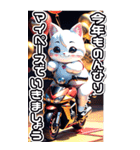 【BIG】バイク好き♡パリピねこ 年末年始（個別スタンプ：19）