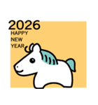 いろいろお年賀スタンプ（個別スタンプ：6）