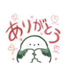 ほっこり過ごすシマエナガの冬（個別スタンプ：6）