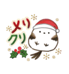 ほっこり過ごすシマエナガの冬（個別スタンプ：24）