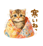 お正月猫にゃん♡年末年始（個別スタンプ：24）
