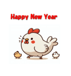 十二支全部 あけおめ 年賀状 日本風アニメ（個別スタンプ：30）