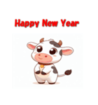 十二支全部 あけおめ 年賀状 米風アニメ（個別スタンプ：5）