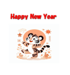 十二支全部 あけおめ 年賀状 米風アニメ（個別スタンプ：8）