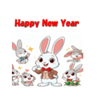 十二支全部 あけおめ 年賀状 米風アニメ（個別スタンプ：11）