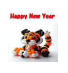 十二支全部 あけおめ 年賀状 バルーン（個別スタンプ：10）