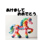 十二支全部 あけおめ 年賀状 バルーン（個別スタンプ：22）