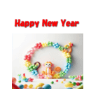 十二支全部 あけおめ 年賀状 バルーン（個別スタンプ：31）