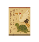 布絵＊正月•クリスマス【動く♪】（個別スタンプ：20）