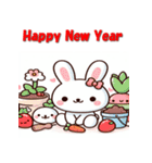 十二支全部 あけおめ 年賀状 かわいい（個別スタンプ：12）