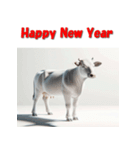 十二支全部 あけおめ 年賀状 リアル（個別スタンプ：6）