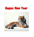 十二支全部 あけおめ 年賀状 リアル（個別スタンプ：10）