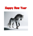 十二支全部 あけおめ 年賀状 リアル（個別スタンプ：24）