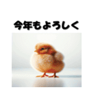 十二支全部 あけおめ 年賀状 リアル（個別スタンプ：33）