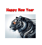 十二支全部 あけおめ 年賀状 SF（個別スタンプ：9）