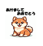 十二支全部 あけおめ 年賀状 キュート（個別スタンプ：35）